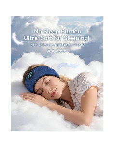 Auriculares para Dormir Perytong Bluetooth 5.4 Banda Azul Marino 2