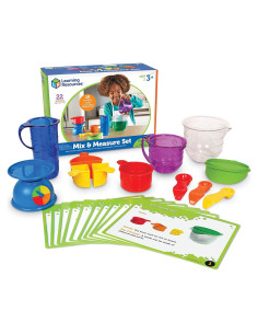 Conjunto de Mezcla y Medida Learning Resources 22 Piezas 3+