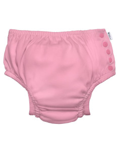 Pañal de Natación Reutilizable i play Eco Snap UPF 50 Rosa