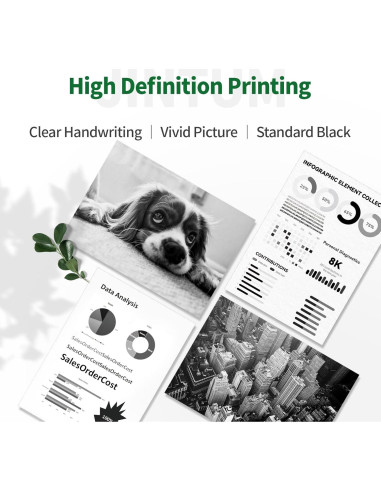 Cartucho de Tóner JINTUM TN760 Compatible para Brother - 4 Unidades