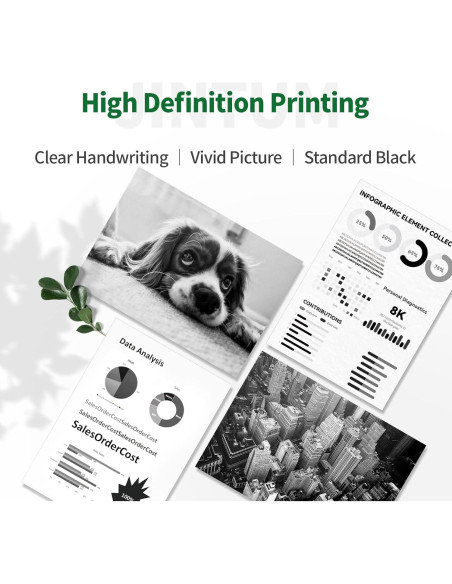 Cartucho de Tóner JINTUM TN760 Compatible para Brother - 4 Unidades