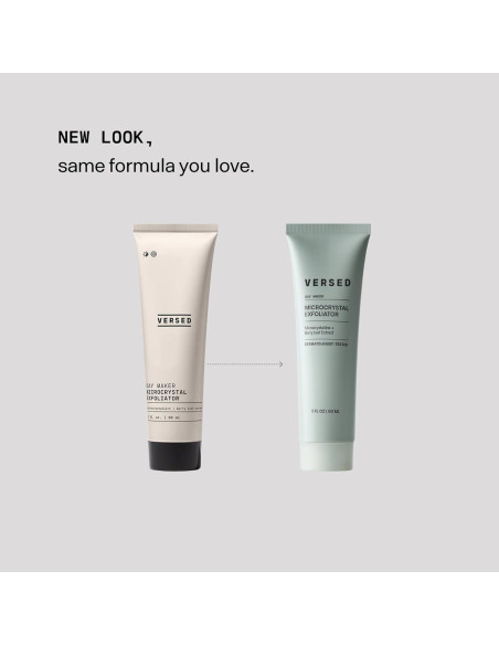 Limpiador Exfoliante Facial Cremoso VERSED 29.57 ml Vegano Limpiador Exfoliante Facial Cremoso VERSED 29.57 ml Vegano