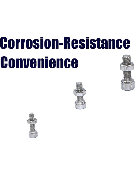 Juego de 200 Piezas Tornillos y Tuercas M3 Acero Inoxidable 304