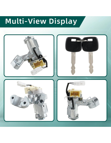 Interruptor de Cilindro de Bloqueo de Encendido AUTOKAY 45020-06-4 para Toyota Camry 2002-2006