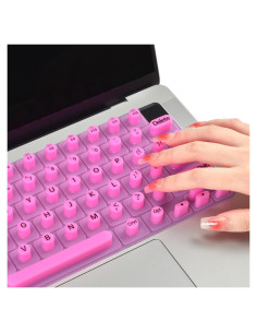 Cubierta de Teclado CaseBuy Rosa para MacBook Pro/Air 13"-16"