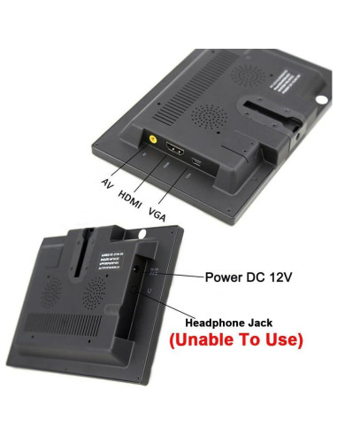 Monitor TFT LCD 7" SallyBest SY-305 HD 800x480 Portátil