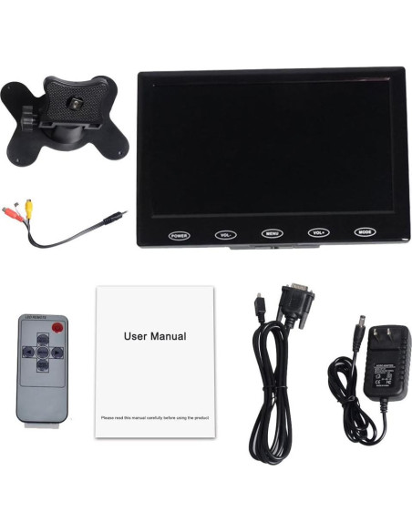 Monitor TFT LCD 7" SallyBest SY-305 HD 800x480 Portátil