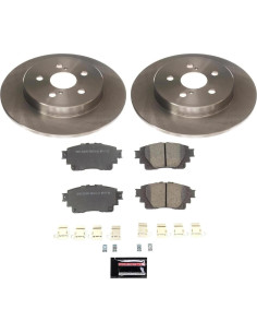 Kit de frenos trasero Power Stop KOE8336 para Toyota Corolla 2019-2022 2