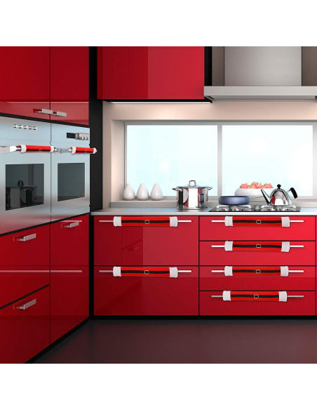 6 Fundas para Manijas de Refrigerador Boao Navidad Cinturones