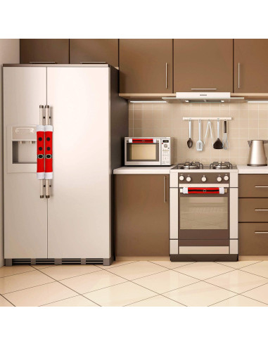 6 Fundas para Manijas de Refrigerador Boao Navidad Cinturones