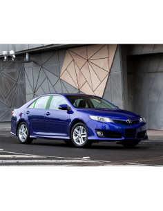 Moldura de Ventana Rvinyl para Toyota Camry 2007-2011 - Aluminio Negro Cepillado 2