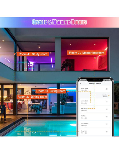 Bombillas Inteligentes Noger BR30 LED 12W Paquete de 4