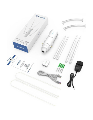 Extensor de WiFi Exterior WAVLINK AC1200 Doble Banda IP65