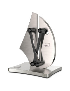 Afilador de cuchillos Grihot VN3 - Acero inoxidable, 3 acciones