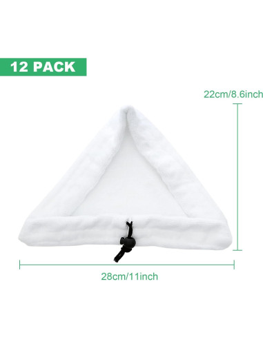 12 Almohadillas Reemplazo Microfibra para Mop Vapor Steamboy