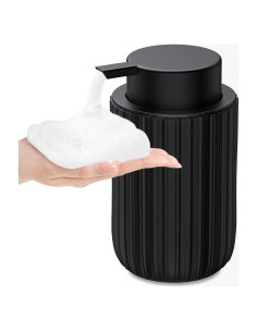 Dispensador de Jabón Espumoso Cerámica Dlirho 355 ml Negro