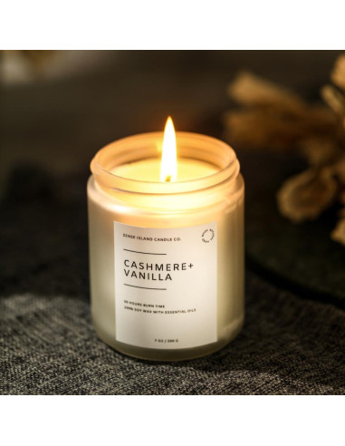 Vela Perfumada Sense Island Vainilla Cashmere 50+ Hrs