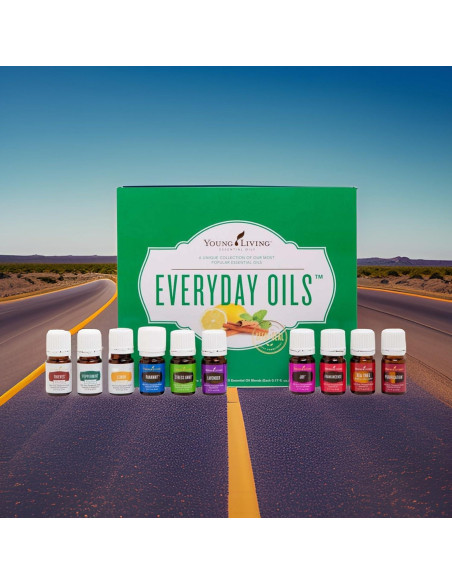 Set de Aceites Esenciales 100% Puros Young Living - 10 Mezclas