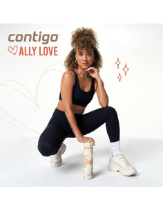 Botella de Agua Contigo Ashland 24oz Acero Inoxidable Regaliz 2