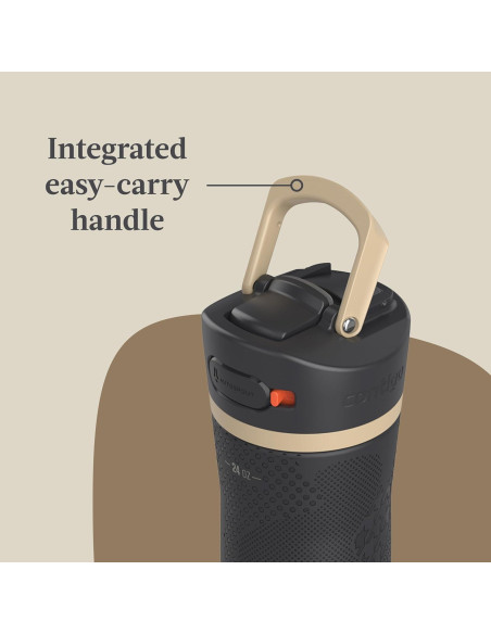 Botella de Agua Contigo Ashland 24oz Acero Inoxidable Regaliz