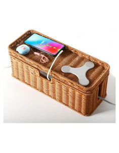 Caja Organizadora de Cables Quincry Natural 41.7x17x16.5cm