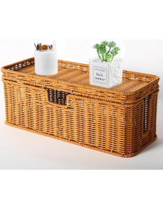 Caja Organizadora de Cables Quincry Natural 41.7x17x16.5cm 2