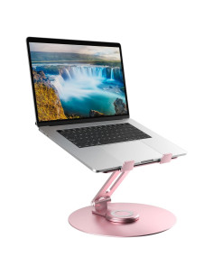 Soporte Giratorio para Portátil Epherie Rosa 10-17" Ajustable