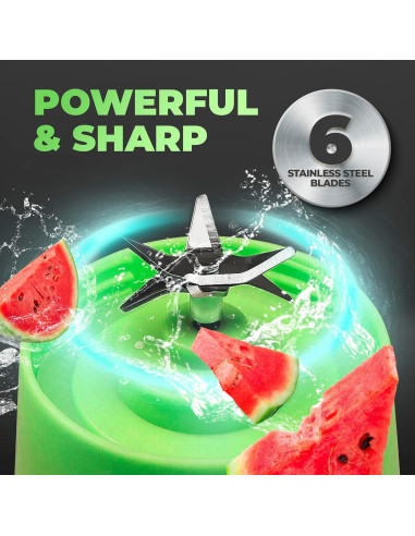 Licuadora Portátil Nomadic Outpost 236ml Verde USB