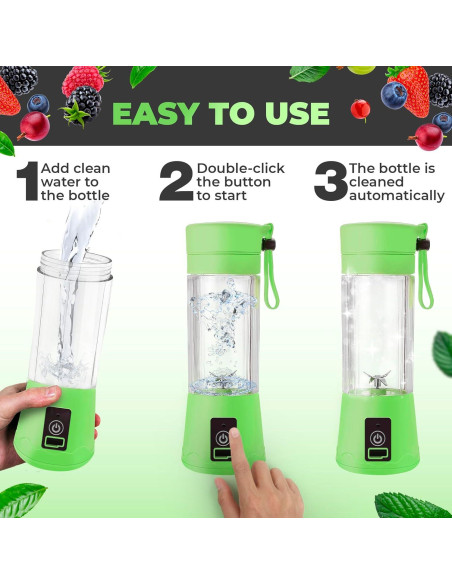 Licuadora Portátil Nomadic Outpost 236ml Verde USB