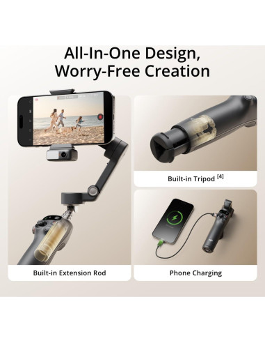 Estabilizador Gimbal DJI Osmo Mobile 7P para Smartphone 3 Ejes