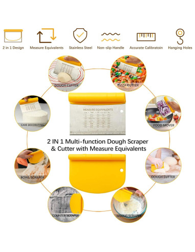 Conjunto de Horneado MIKULA: Rodillo Acero Inoxidable 44.2 cm