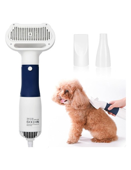 Secador de Pelo 3-en-1 POPET para Mascotas - Silencioso, 300W