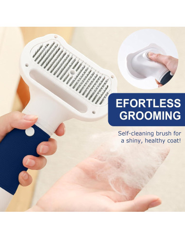 Secador de Pelo 3-en-1 POPET para Mascotas - Silencioso, 300W