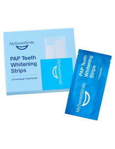 Tiras Blanqueadoras de Dientes MySweetSmile - 21 Tratamientos Sin Peróxido
