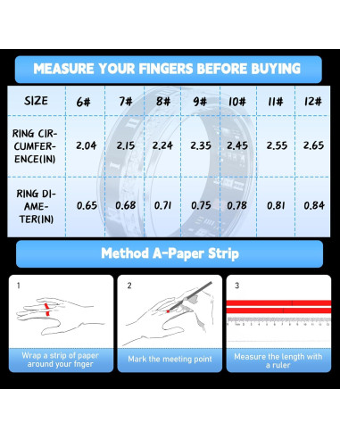 Anillo Inteligente GANSI IP68 Monitoreo Salud y Sueño