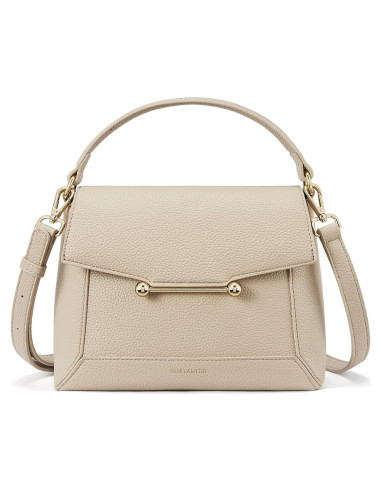 Bolso Cruzado BOSTANTEN de Cuero Vegano para Mujeres - Nude