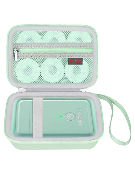 Funda de Transporte Elonbo para Máquina de Etiquetado ORGBRO X1 - Verde