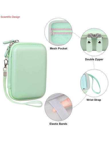 Funda de Transporte Elonbo para Máquina de Etiquetado ORGBRO X1 - Verde