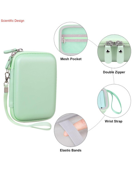 Funda de Transporte Elonbo para Máquina de Etiquetado ORGBRO X1 - Verde