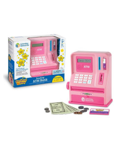 Cajero Automático Educativo Recursos de Aprendizaje Rosa 32 Piezas