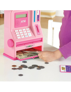 Cajero Automático Educativo Recursos de Aprendizaje Rosa 32 Piezas 2
