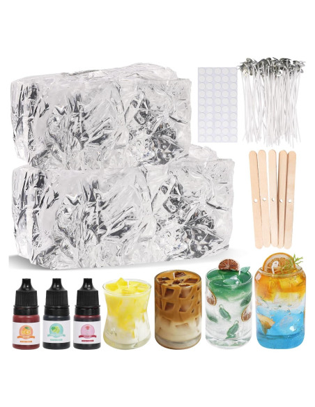 Cera de Gel Clara 1.65 kg Blingfun para Velas DIY