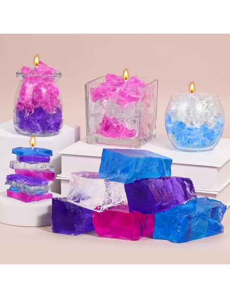 Cera de Gel Clara 1.65 kg Blingfun para Velas DIY