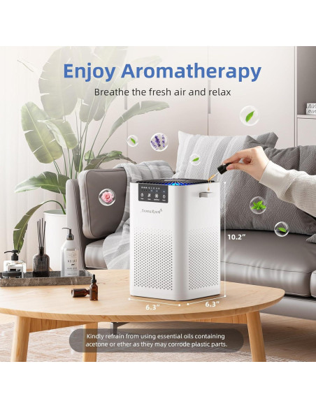 Purificador de Aire AromaRoom AP102 HEPA 3 en 1 para Mascotas