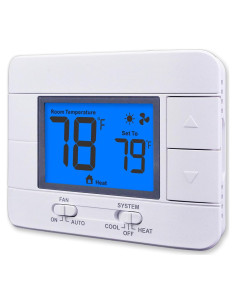 Termostato No Programable Aowel AW701 1H/1C con Pantalla LCD