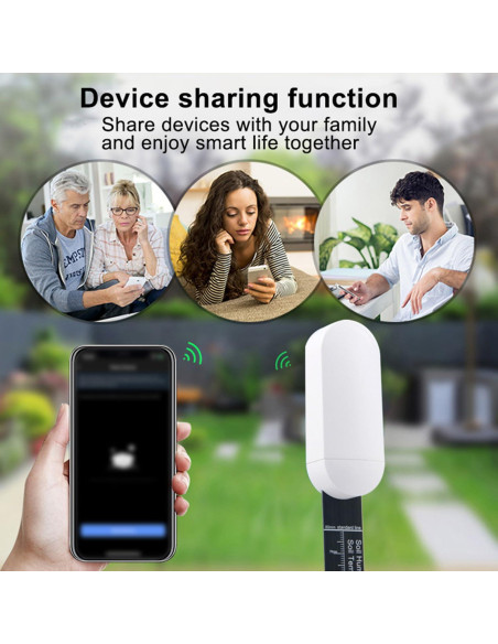 Medidor de Humedad del Suelo Inteligente Gaoducash Zigbee
