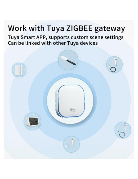Medidor de Humedad del Suelo Inteligente Gaoducash Zigbee