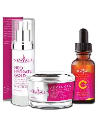 Set de Cuidado de la Piel Nueva Era - 3 Productos Antiarrugas