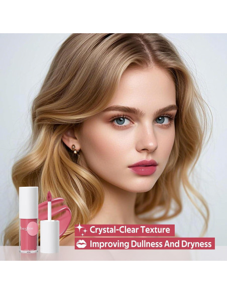 Aceite Labial Hidratante Bayfree 4.4 ml - Brillo y Color