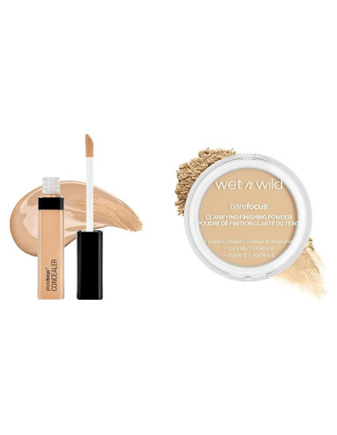 Corrector Photo Focus y Polvo Acabado Bare Focus Wet n Wild